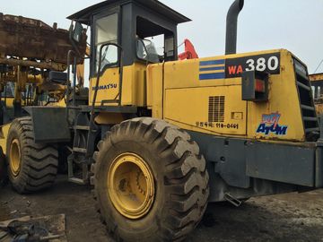качество  187hp Second Hand Wheel Loaders WA380-3 , Komatsu Compact Wheel Loader 3.2cbm завод
