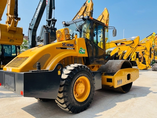 качество  14 Ton Used XCMG XS143J Road Roller Second Hand Single Steel Vibratory Roller завод