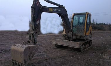 Мини использованный экскаватор Volvo EC55 0.14cbm емкость ведра с оригинальным турбо