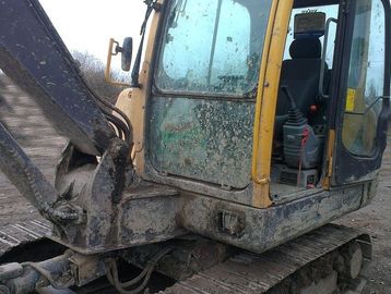 Мини использованный экскаватор Volvo EC55 0.14cbm емкость ведра с оригинальным турбо