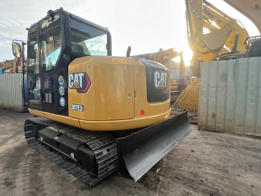 Оригинальный японский экскаватор Cat 307E вторую руку, Caterpillar использовал экскаватор 7 тонн