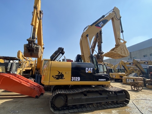 Оригинальный японский экскаватор Cat 312D вторая рука гидравлический экскаватор с ползучей ручкой, Эксплуатационный экскаватор 12 тонн