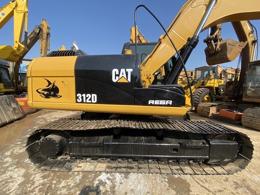 Оригинальный японский экскаватор Cat 312D вторая рука гидравлический экскаватор с ползучей ручкой, Эксплуатационный экскаватор 12 тонн