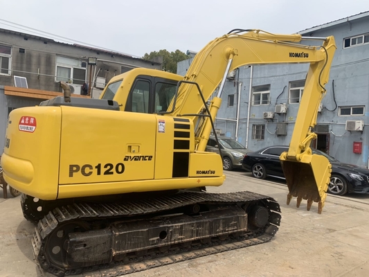 12 тонн оригинальный японский эксплуатируемый экскаватор Komatsu PC120-6 в продаже
