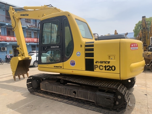 12 тонн оригинальный японский эксплуатируемый экскаватор Komatsu PC120-6 в продаже