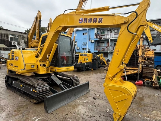 6 тонн оригинальный японский эксплуатируемый экскаватор Komatsu PC60-7