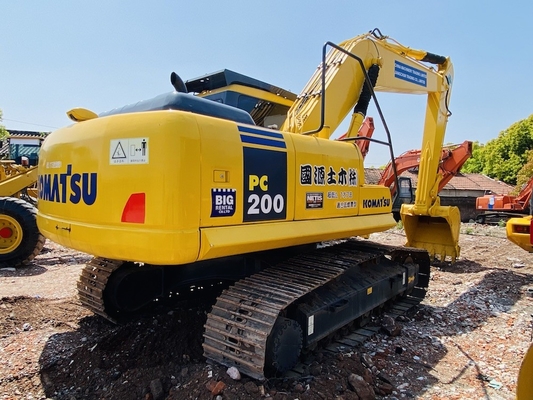 20 тонн оригинальная японская подержанная экскаватор Komatsu PC200-7 в продаже
