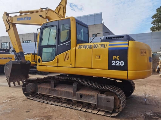 22 тонны оригинальная японская подержанная экскаватор Komatsu PC220-7 на продажу