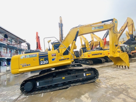 22 тонны оригинальная японская подержанная экскаватор Komatsu PC220-8 на продажу