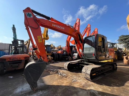 13 тонн оригинальный японский использованный экскаватор Hitachi ZX130 с силой двигателя 66 кВт и вместимостью в ведро 0,52 м3