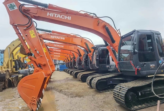 20 тонн оригинальный японский экскаватор Hitachi ZX200 с мощностью двигателя 109,6 кВт и емкостью в 0,8 м3