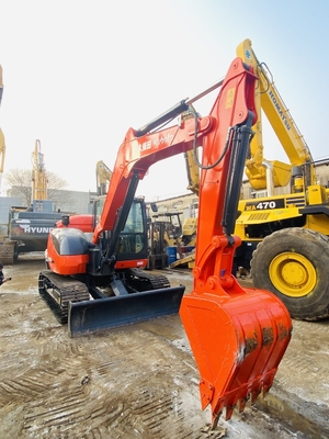 8-тонный оригинальный японский эксплуатируемый экскаватор Kubota KX183 с двигателем мощностью 47,8 кВт и емкостью 0.31 м3