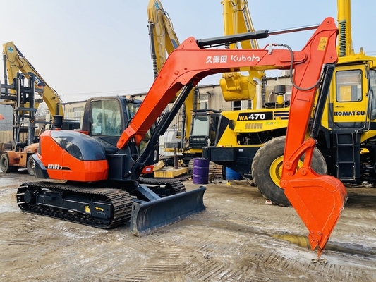 8-тонный оригинальный японский эксплуатируемый экскаватор Kubota KX183 с двигателем мощностью 47,8 кВт и емкостью 0.31 м3
