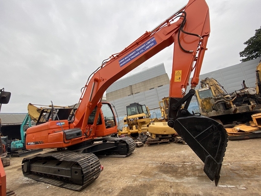 22 тонны оригинальный использованный экскаватор Doosan DX225 с двигателем мощностью 157 кВт и емкостью ведра 1,05 м3