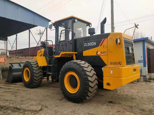 3-5 тонн Использованная колесная погрузка Liugong ZL50CN 1.8-5.6cbm ведровая погрузка