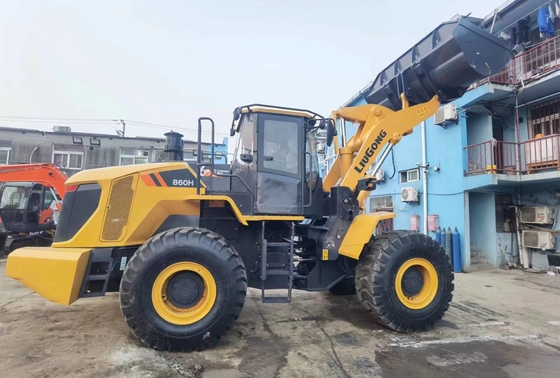 5-6 тонн Использованная колесная погрузка Liugong CLG860H 3,5 м3 ведровая погрузка