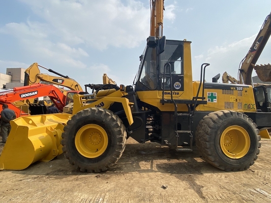 3-5 тонн Подержанный Komatsu WA320-3 Колесный погрузчик Использованный передний погрузчик