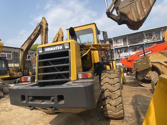 3-5 тонн Подержанный Komatsu WA320-3 Колесный погрузчик Использованный передний погрузчик