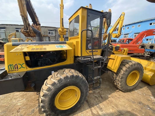 3-5 тонн Подержанный Komatsu WA320-3 Колесный погрузчик Использованный передний погрузчик