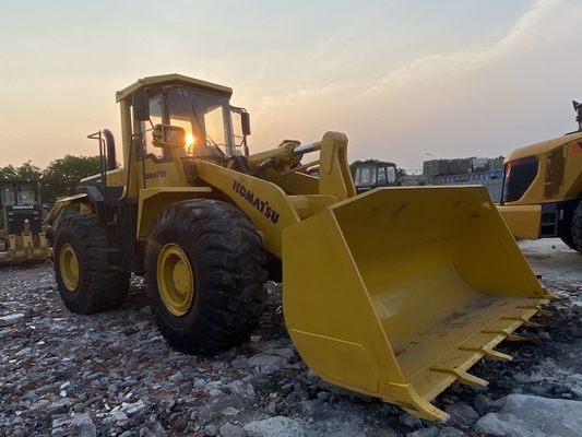 Вторая рука Komatsu WA470-3 колесный погрузчик Использованный передний погрузчик