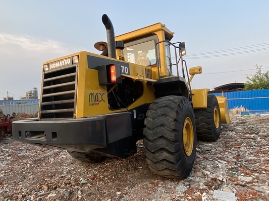 Вторая рука Komatsu WA470-3 колесный погрузчик Использованный передний погрузчик