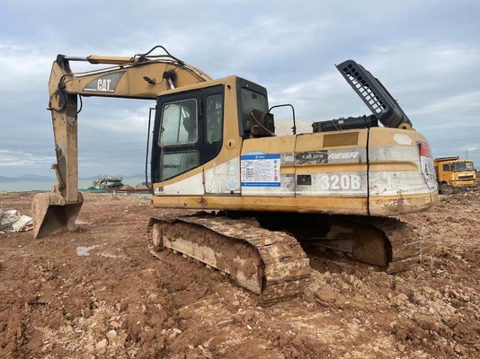 Оригинальный японский экскаватор Cat 320b, подержанный экскаватор Caterpillar, используемый экскаватор 20 тонн.