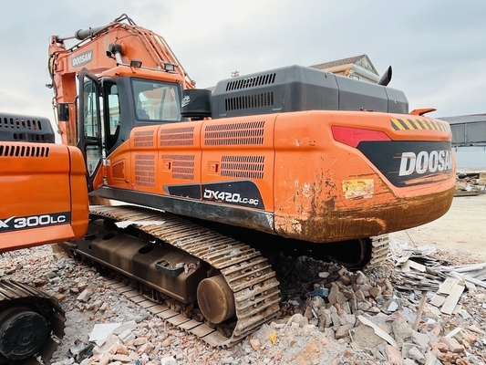 42 тонны оригинальный использованный экскаватор Doosan DX420LC-9C Crawler Excavator с емкостью ведра 2 м3