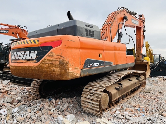 42 тонны оригинальный использованный экскаватор Doosan DX420LC-9C Crawler Excavator с емкостью ведра 2 м3