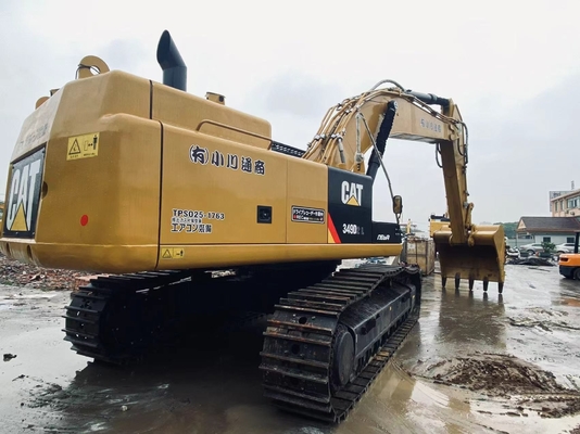 Оригинальный японский экскаватор Cat 349D вторая рука, Caterpillar Использованный экскаватор 49 тонн