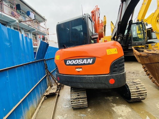 6 тонн оригинальный использованный экскаватор Doosan DH60-7 Crawler Second Hand с емкостью 0.09-0.2 м3