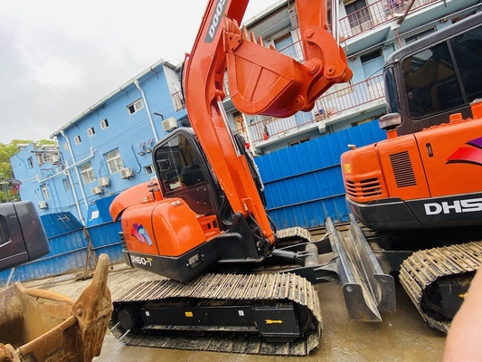 6 тонн оригинальный использованный экскаватор Doosan DH60-7 Crawler Second Hand с емкостью 0.09-0.2 м3