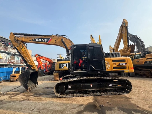 21 тонны Использованный гидравлический экскаватор Sany SY215C Эксплуатационный экскаватор с емкостью в 1.1 м3