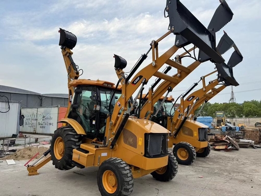Использованный CAT Caterpillar 420F Загрузчик буровой машины Гидравлическая машина Подержанный CAT буровой экскаватор