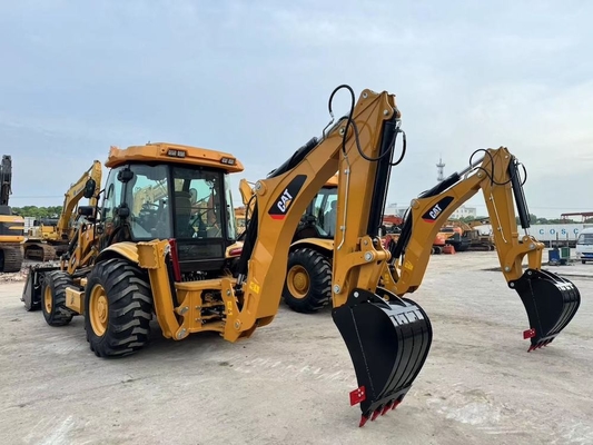 Использованный CAT Caterpillar 420F Загрузчик буровой машины Гидравлическая машина Подержанный CAT буровой экскаватор