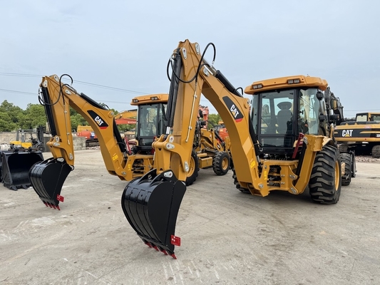 Использованный CAT Caterpillar 420F Загрузчик буровой машины Гидравлическая машина Подержанный CAT буровой экскаватор