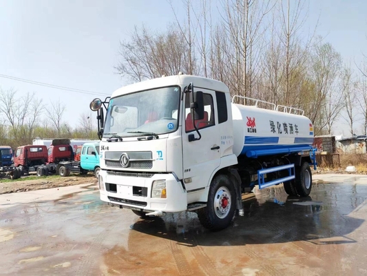 15CBM 185hp Подержанный Кинленд Донгфэнг Спринклер Водяной Танк Грузовик Подержанный Водяной Танк Грузовик для продажи