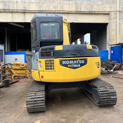 7 тонн Использованный экскаватор Komatsu PC78US Подержанный экскаватор Komatsu Crawler Excavator Строительная техника