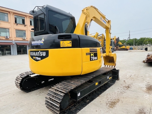 Оригинальный использованный экскаватор Komatsu PC78US Crawler Secondhand 7 Ton Mini Excavator Строительная техника
