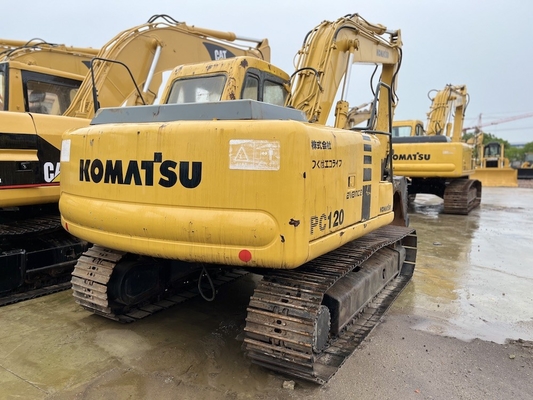 12 тонн Япония Использованный Komatsu PC120-6 экскаватор Подержанный Komatsu Гидравлический ползучий кавальщик