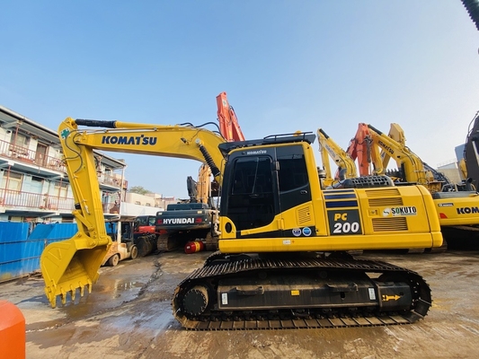 Японский оригинальный использованный экскаватор Komatsu Pc200-8 80% новый в хорошем состоянии