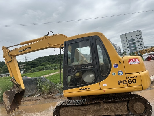 Использованный экскаватор Komatsu PC60-7 6 тонн, используемый небольшой экскаватор PC35/PC55/PC56/PC60/PC78