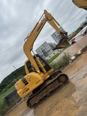 Использованный экскаватор Komatsu PC60-7 6 тонн, используемый небольшой экскаватор PC35/PC55/PC56/PC60/PC78