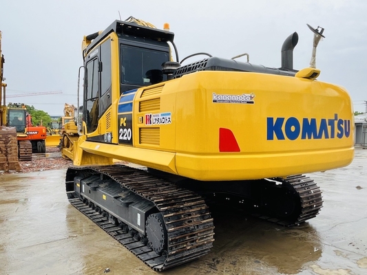 Использованные Komatsu PC220-8 Подержанный экскаватор экскаватор Backhoe 1 CBM Кувшин мощности строительной техники