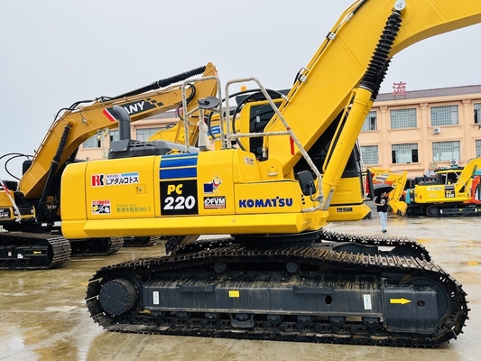 Использованные Komatsu PC220-8 Подержанный экскаватор экскаватор Backhoe 1 CBM Кувшин мощности строительной техники