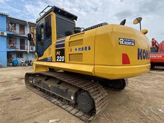 Японская подержанная Komatsu PC220-8 Гидравлическая сушилка 22 тонны экскаватор Использованный Komatsu Digger
