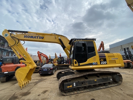 Японская подержанная Komatsu PC220-8 Гидравлическая сушилка 22 тонны экскаватор Использованный Komatsu Digger