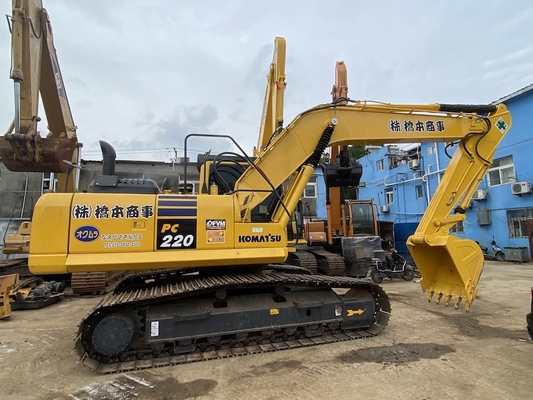 Японская подержанная Komatsu PC220-8 Гидравлическая сушилка 22 тонны экскаватор Использованный Komatsu Digger