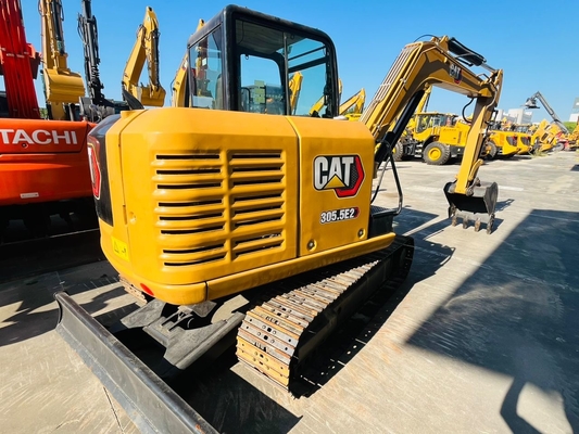 Мини экскаватор Оригианл Япония CAT 305.5E2 Использованный гидравлический экскаватор 5 тонн Подержанный экскаватор гусеницы