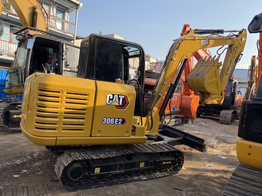Подержанный экскаватор Caterpillar Originl Япония Подержанный экскаватор CAT 306E2 Crawler Excavator 6 тонн Строительная техника