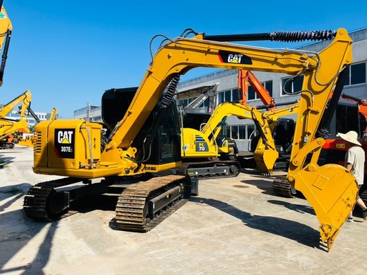 0.33 CBM CAT 307E2 Подержанная гусеничная экскаватор Япония Сделана Подержанная Crawler экскаватор 7 тонн Строительная техника